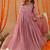 Shubha mauve pink anarkali set