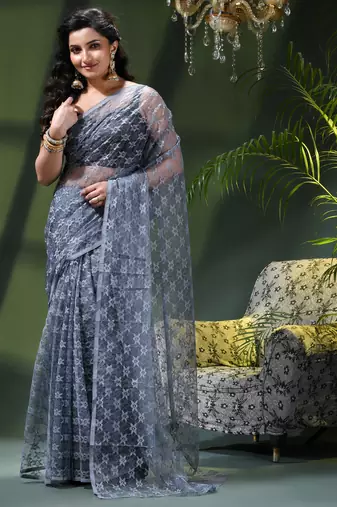 Fancy net sequin soft net saree party wear chiffon wedding silk georgette heavy design farewell saree for women