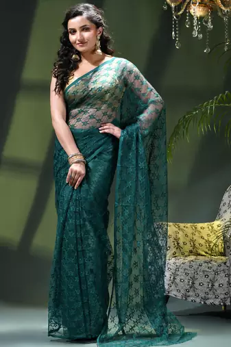 Fancy net sequin soft net saree party wear chiffon wedding silk georgette heavy design farewell saree for women