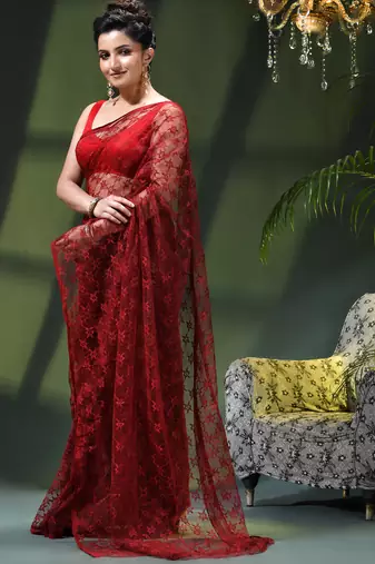 Fancy net sequin soft net saree party wear chiffon wedding silk georgette heavy design farewell saree for women
