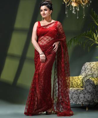 Fancy net sequin soft net saree party wear chiffon wedding silk georgette heavy design farewell saree for women 4
