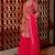Rani pink sequins and embroidery sharara set.