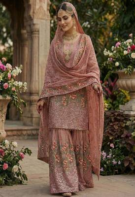 Rose sharara set 2