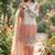 Light peach garden party suit