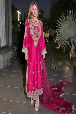 Rani- pink embroidered suit 2