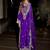 Purple designer suit
