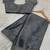 Gray exclusive designer rangoli silk saree with sequins & stone work