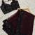 Dark maroon glamorous net saree with hologram sequin work – shine & slay