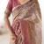 Cream handloom cotton saree with floral jaal, peacock motifs & storytelling pallu