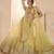 YELLOW Designer Butterfly Net Lehenga Choli with Fancy Lace Dupatta