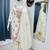 Ivory floral embroidered suit set