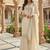 White embroidered palazzo suit
