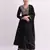 Black embroidered anarkali suit