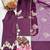 Plum embroidered kurta set