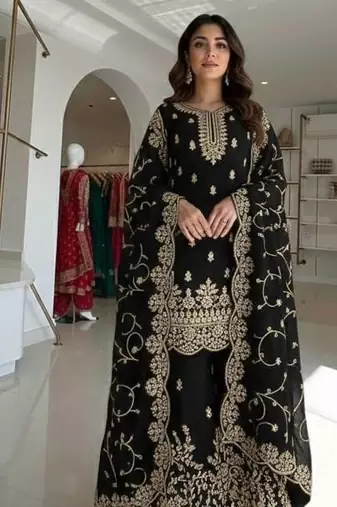 Black & gold premium suit