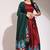 Beautiful South Indian Style Semi-Stitched Half Saree with Blouse and Banarasi Dupatta for Women