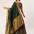 Beautiful South Indian Style Semi-Stitched Half Saree with Blouse and Banarasi Dupatta for Women