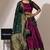 Beautiful South Indian Style Semi-Stitched Half Saree with Blouse and Banarasi Dupatta for Women
