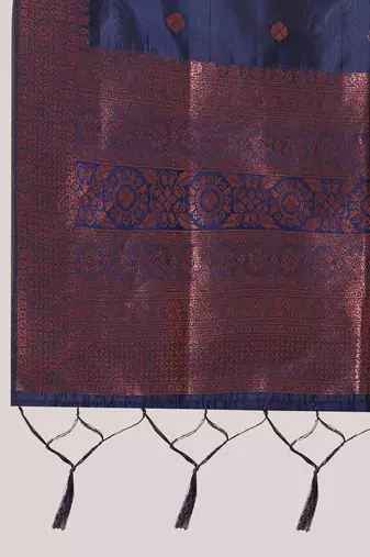 Beautiful South Indian Style Semi-Stitched Half Saree with Blouse and Banarasi Dupatta for Women