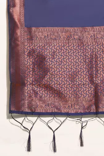 Beautiful South Indian Style Semi-Stitched Half Saree with Blouse and Banarasi Dupatta for Women
