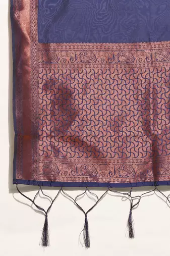 Beautiful South Indian Style Semi-Stitched Half Saree with Blouse and Banarasi Dupatta for Women