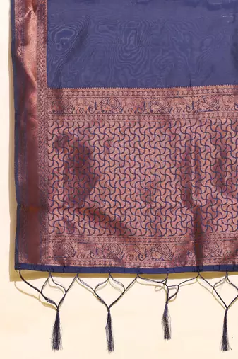 Beautiful South Indian Style Semi-Stitched Half Saree with Blouse and Banarasi Dupatta for Women