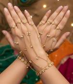 Beautiful bridal haathphool set