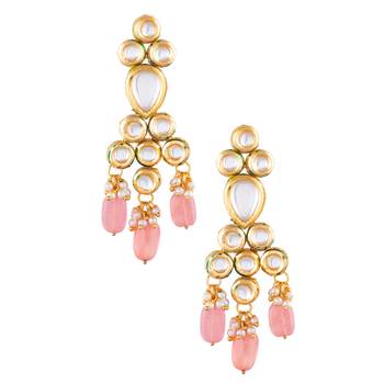 Kundan drop earrings 2