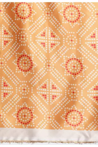 Panihari Pichwai Print SemiStitched Satin Crop-Top choli