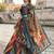 Rainbow Print Satin Semi Stitched Lehenga Choli & Unstitched Blouse With Dupatta