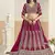 Rani Pink Faux Georgette Embroidered Lehenga Choli