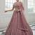Charming Pink Diamond Work Net Party Wear Lehenga Choli