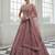 Charming Pink Diamond Work Net Party Wear Lehenga Choli