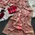 Pink Color Embroidered Satin Silk Saree Collection