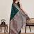 Green zari weaving pure jacquard banarasi silk saree – women’s designer saree collection with blouse