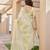 Yellow soft tissue linen silk zari woven saree with blouse