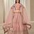 Pink Art Silk Embroidered Semi Stitched Lehenga Choli Size Up To 42