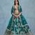 Green Art Silk Embroidered Semi Stitched Lehenga Choli Size Up To 42