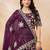 Purple Art Silk Embroidered Semi Stitched Lehenga Choli Size Up To 42