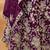 Purple Art Silk Embroidered Semi Stitched Lehenga Choli Size Up To 42