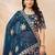 Blue Art Silk Embroidered Semi Stitched Lehenga Choli Size Up To 42