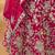 Pink Art Silk Embroidered Semi Stitched Lehenga Choli Size Up To 42