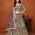 Purple Net Embroidered Semi Stitched Lehenga Choli Size Up To 42