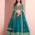 Green Art Silk Embroidered Semi Stitched Lehenga Choli Size Up To 42