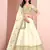 White Art Silk Embroidered Semi Stitched Lehenga Choli Size Up To 42