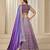 Violet Art Silk Embroidered Semi Stitched Lehenga Choli Size Up To 42