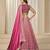 Pink Art Silk Embroidered Semi Stitched Lehenga Choli Size Up To 42