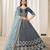 Blue Art Silk Embroidered Semi Stitched Lehenga Choli Size Up To 42