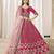 Pink Art Silk Embroidered Semi Stitched Lehenga Choli Size Up To 42