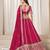 Pink Art Silk Embroidered Semi Stitched Lehenga Choli Size Up To 42